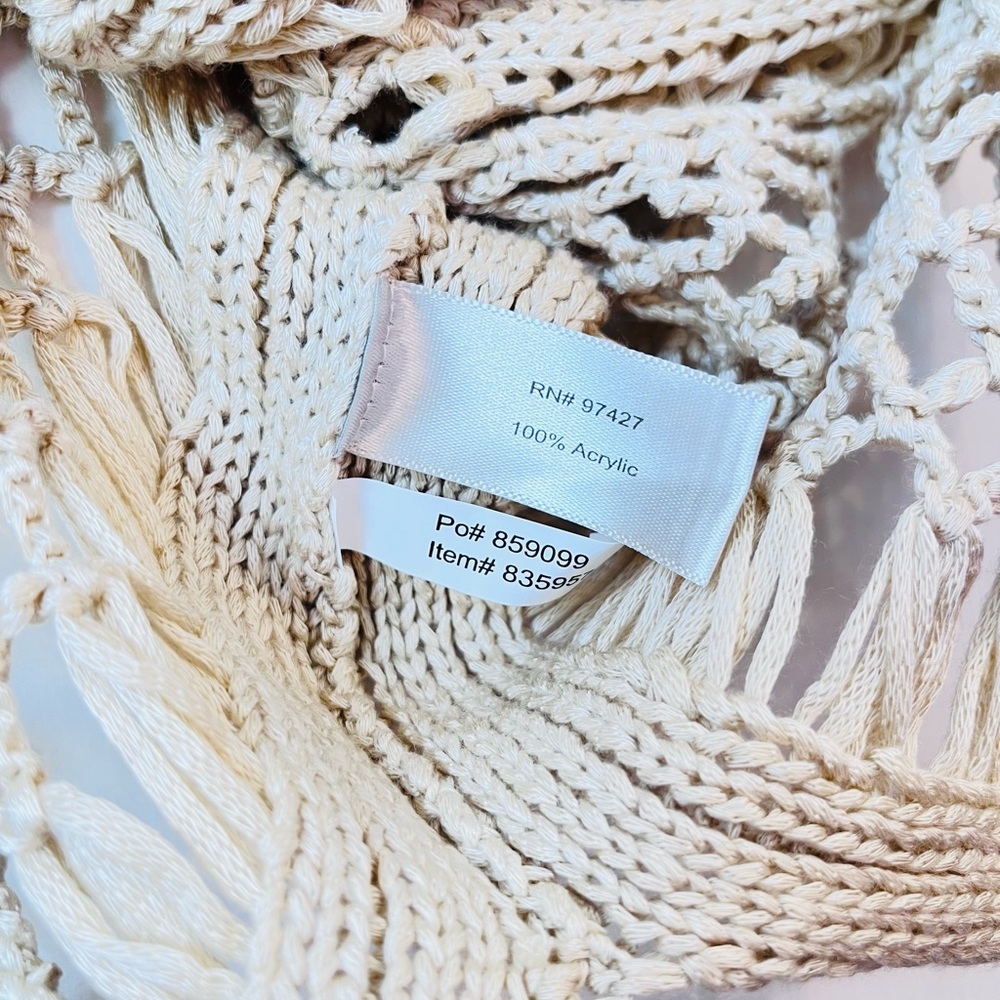 Crochet Openwork Sweater. - Picture 4 of 5